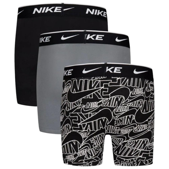 Nike Παιδικό εσώρουχο Everyday Cotton Stretch Boxer Briefs 3-Pack Nike Παιδικό εσώρουχο Everyday Cotton Stretch Boxer Briefs 3-Pack